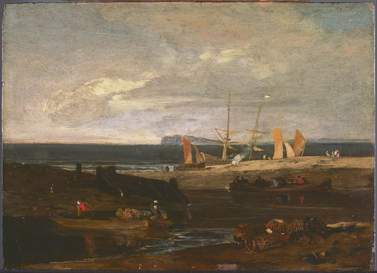 Una scena sulla costa inglese - Collezione Phillips